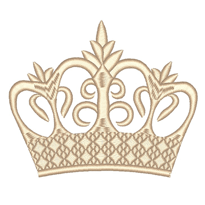 Matriz de matriz Matriz De Bordado Coroa 10 Cm